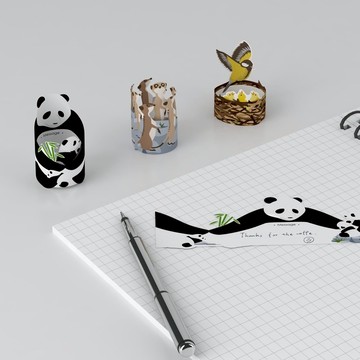 Hooome Notes 動物家族便條紙