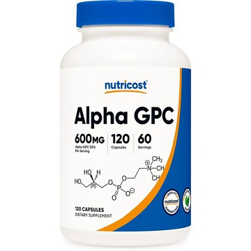 美國代購！原裝正品Nutricost Alpha GPC 300mg120粒