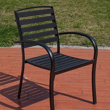 組閤桌子藤椅桌椅庭院防曬2茶幾把椅子防水露天休閒戶外塑木