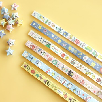 促咪促咪 / 1cm幸運摺星紙 (6圖) SW-113 摺紙 DIY 手作