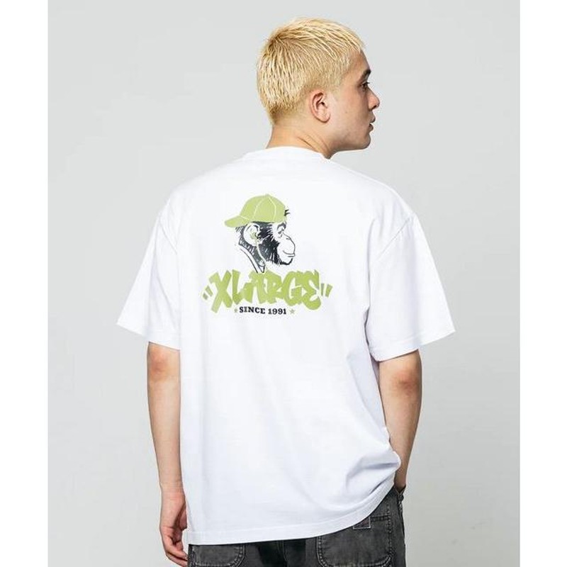 エクストララージ XLARGE TAGGING LOGO S/S TEE タギング サル ロゴ