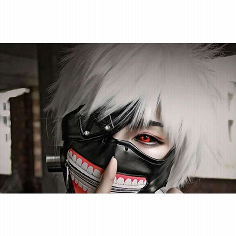 東京喰種トーキョーグール:re金木研カネキマスク眼帯ウィッグ