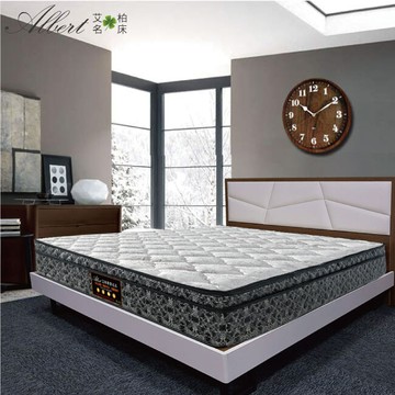 綠家居艾柏 cashmere羊毛纖維釋壓5尺雙人連結式彈簧床墊(5x6.2尺)