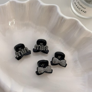 🔥高雄現貨🔥韓國東大門 蝴蝶結抓夾 字母髮夾 髮夾 側邊夾 髮飾 頭飾