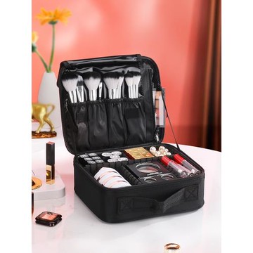鴻貝 化妝包女小號手提便攜超火旅行化妝品收納包大容量化妝箱