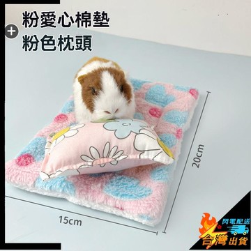 【台灣出貨】寵物墊子 兔子睡墊 趴趴墊 睡毯 倉鼠睡窩 荷蘭豬墊子 兔子棉窩 墊豚鼠 龍貓 小號過冬用品 寵物棉墊 枕頭