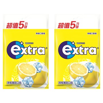 Extra 益齒達 潔淨無糖口香糖 清檸薄荷口味  28g  10包