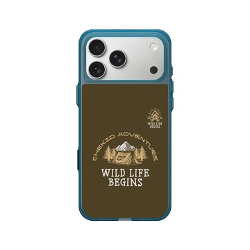 iPhone 17 Pro Max Clear (相機按鈕) 夜幕藍 - KID - 野營聚落之火