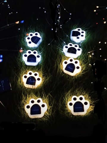 太陽能戶外壁燈防水陽臺樓梯庭院燈室外墻燈庭院燈狗狗動物地埋燈