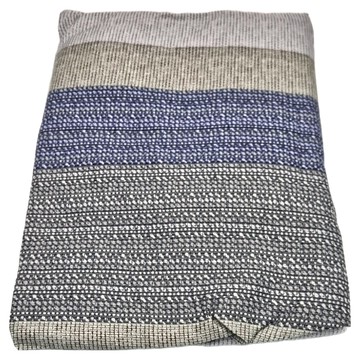 LoveCity 寢城之戀 台灣製 50支萊賽爾天絲 雙人床包枕套組 5尺  床墊套 + 枕套組  床包150 x 186cm + 枕套45 x 75cm  蔚藍都市