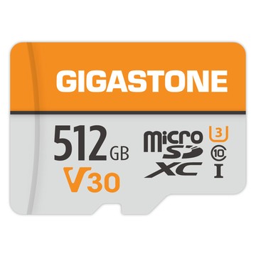 Gigastone 【2入組】  512GB microSDXC UHS-I V30 高速記憶卡