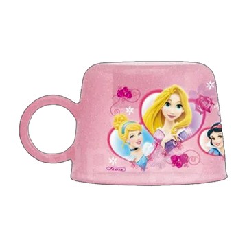 Skater 寶特瓶專用杯蓋  迪士尼公主 粉色  1個