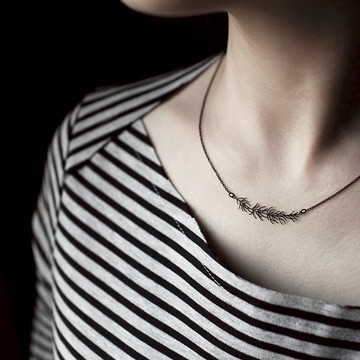 moorigin 落葉松項鍊 | 醫療鋼・抗過敏・可洗澡・不掉色