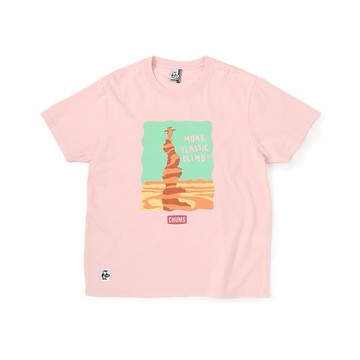 CHUMS 女 Moab Classic Climb! T-Shirt短袖上衣 霜粉色-CH112364R058