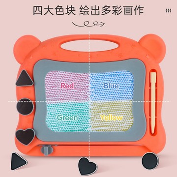 彩色磁性畫板 小熊畫板  畫板 塗鴉板 磁性印章畫板 磁性彩色畫板 小型兒童畫板