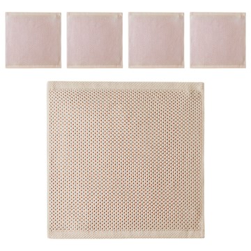 E.City 日式蜂巢紋多功能擦碗巾清潔抹布 5條 聚酯纖維  34 x 34cm