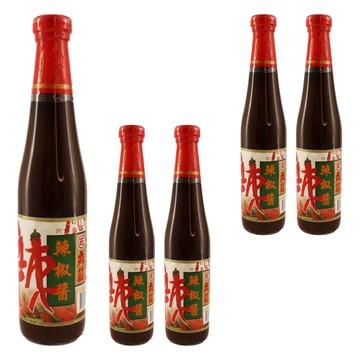 丸莊醬油 冠品辣椒醬  500g  5瓶