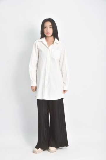 (S) feffer韓牌質感白色襯衫上衣