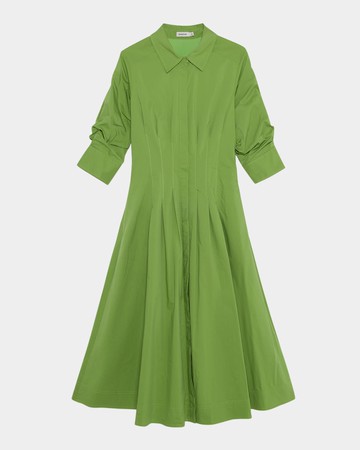 Jazz Pintuck Midi Dress