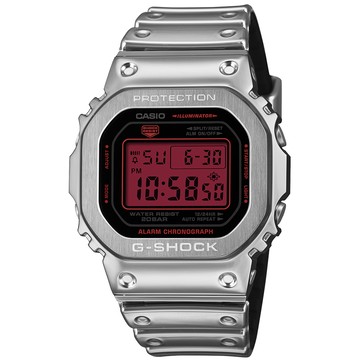 CASIO G-SHOCK 金屬光澤經典方形計時錶/GM-5600YRA-8