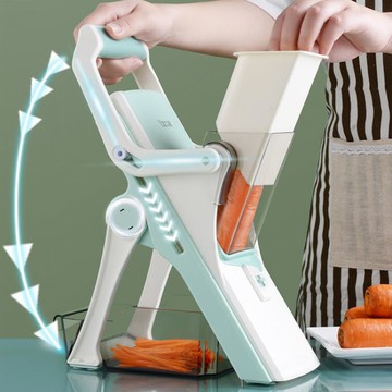 熱銷推薦-切菜神器廚房多功能擦切絲刨絲器家用切菜機刨馬鈴薯絲金切片器小廚【摩可美家】