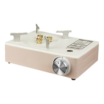 SUPA FINE 勳風 三爐頭卡式爐  米白奶茶雙色  3.5kW大火力  磁吸式上罐  防風設計  29 x 20 x 8.5cm  HFN-Y1997  1個