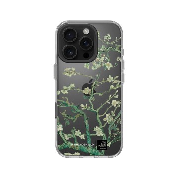 iPhone 16 Pro Clear Case（相機按鈕） 透明 - Van Gogh Museum - Amandier en fleurs - Transparent
