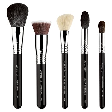 Sigma Classic Face Brush Set 經典臉部刷具5件組  1組  黑色刷柄