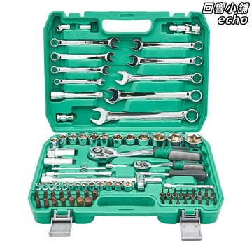 【汽修神器】套筒扳手 棘輪扳手 汽修工具 隨車工具 維修工具 扳手套裝 72齒精密棘輪 鉻釩鋼材質 1/2英寸方頭 汽車機車通用