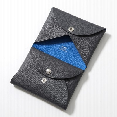 【HERMES】上質レザー ベーシックカラー Calvi Duo Compact 財布 Calvi Duo Compact card holder | Hermès Mainland China