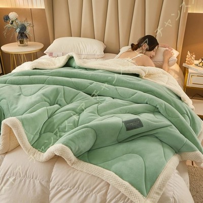 温度をキープ かけ毛布 冬用かけ毛布 フリース シープ調 ボア 掛け毛布 シングル 抗菌・防臭・防ダニ 冬用ふとん 掛けふとん クイーンサイズ はだかけ毛布