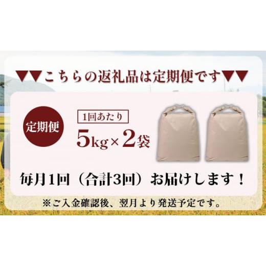 ふるさと納税 北海道 仁木町 3ヵ月連続お届け　銀山米研究会の玄米＜ゆめぴりか＞10kg