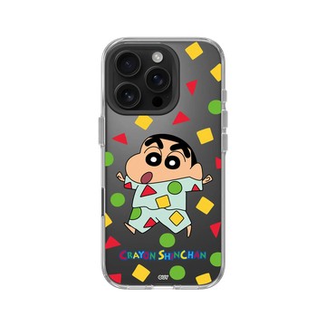 iPhone 16 Pro Clear Case（相機按鈕） 透明 - 蠟筆小新 Crayon Shinchan - 小新睡衣款