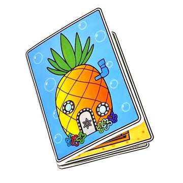 【台灣發貨 特價處理】(首單直降)海綿寶寶安靜書豆豆本diy材料包解壓捏捏樂玩具免剪