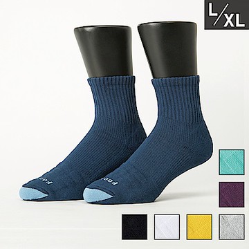 FOOTER除臭襪【男款L/XL】螺旋氣墊輕壓力襪(T98)