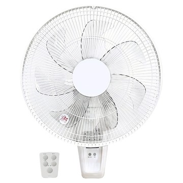 Qlife 質森活 14吋DC省電遙控純白美型壁扇 Q大白 台灣製造  WF313Q
