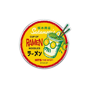 【正版授權】坂本日常泡麵貼紙MagSafe氣囊支架