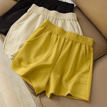 特大碼150kg闊腿短褲女夏季胖MM寬鬆休閒褲韓版學生高腰百搭熱褲2 大尺碼短褲 短褲女 運動短褲 休閒短褲 女生短褲