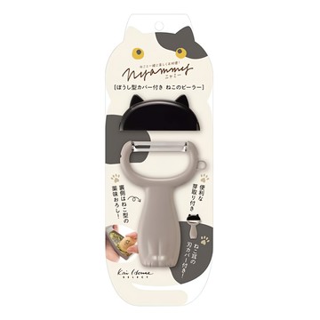 KAI 貝印 Nyammy 貓咪刮皮器 DH-2720 可愛造型 附磨泥板  1個