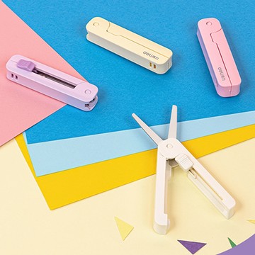 便捷式 小剪刀 可伸縮剪刀 攜帶式 家用剪刀 剪子 縫紉 不鏽鋼 文具