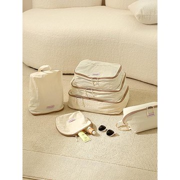 旅行收納袋行李箱分裝袋衣物便攜式旅游套裝整理包內衣內褲收納包