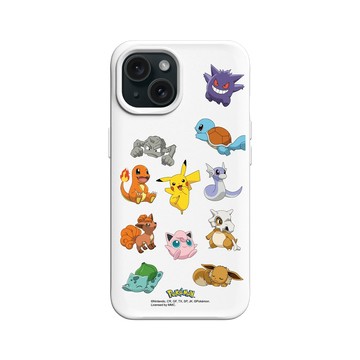 iPhone 15 SolidX 白 - 寶可夢 Pokemon - 去吧寶可夢