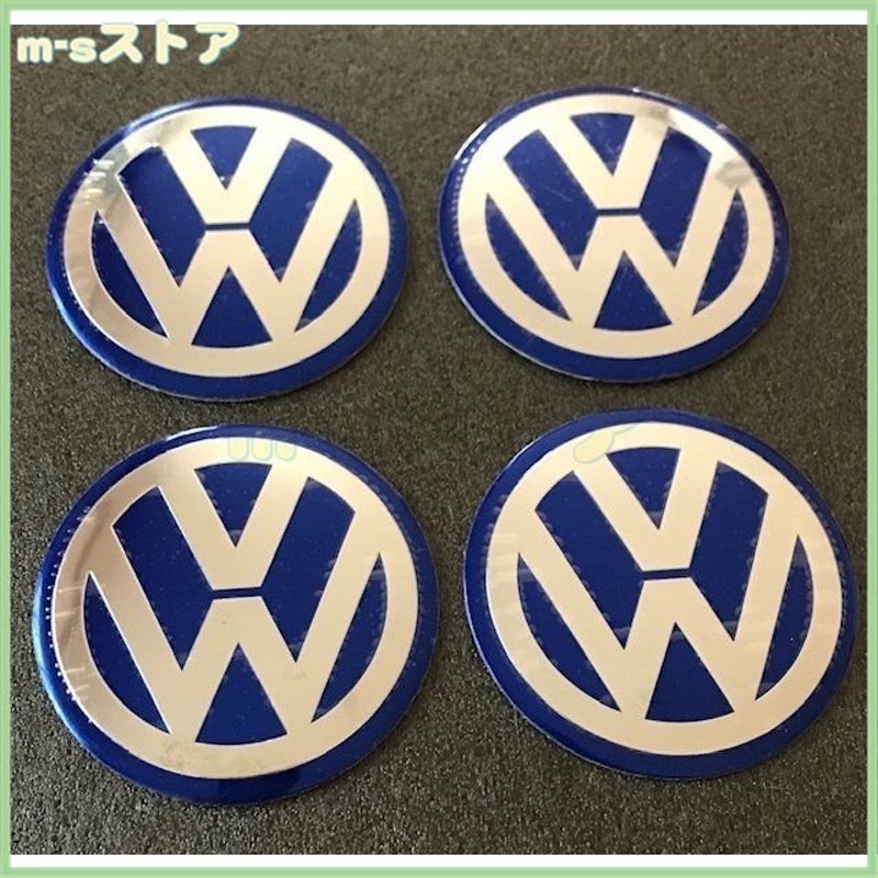 美品フォルクスワーゲン ホイールステッカー VW ホイールキャップセンターシール エンブレムバッジ ブルー 70mm 4枚セット 通販  LINEポイント最大0.5%GET | LINEショッピング