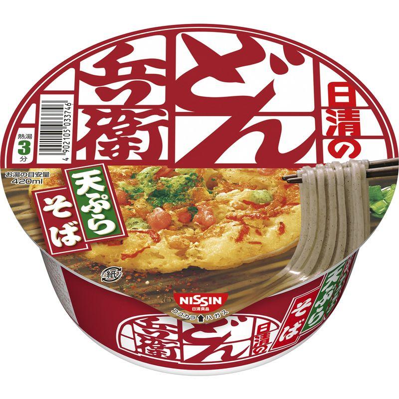 日清のどん兵衛 天ぷらそば東 3ケース（100g×36個）