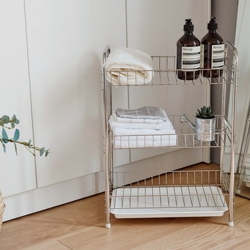 完美主義 | 不鏽鋼三層隙間收納架 收納 層架 不鏽鋼 浴室收納【F0005】