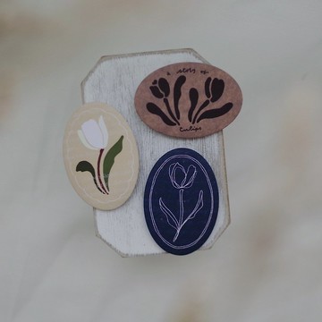 鬱金香插畫胸章 | Story of the Tulip : Button Badge