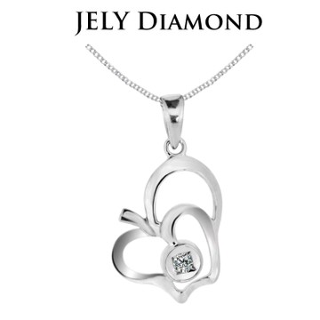 JELY 漫遊伊甸園 約3分天然真鑽項鍊
