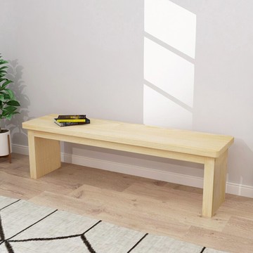 實木長條凳 實木凳 實木矮凳長凳子長板凳家用原木換鞋凳更衣室寬仿古簡約松木長條凳『XY39504』