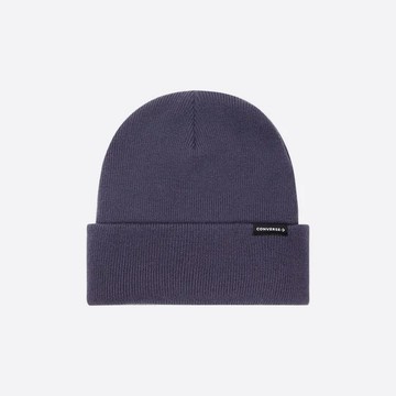 【CONVERSE】CLASSIC BEANIE 保暖帽 毛帽 男帽 女帽 紫色_10027532-A01