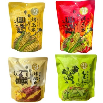 【蝦皮直營】滬尾漁家系列70g 烤玉米 香辣烤玉米 烤地瓜 毛豆仁 醬香風味 酥香脆口